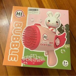 Rabbit 69-hole Bubble Gun - Pink